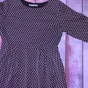 Black and white dress